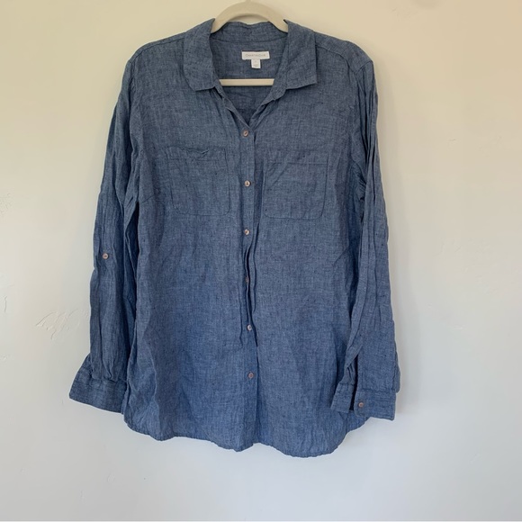 100% Linen Top - Picture 2 of 6